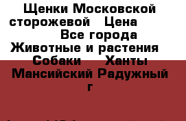 Щенки Московской сторожевой › Цена ­ 35 000 - Все города Животные и растения » Собаки   . Ханты-Мансийский,Радужный г.